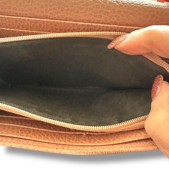 Gucci Swing Continental Pink Leather Wallet - Picture 7 of 9